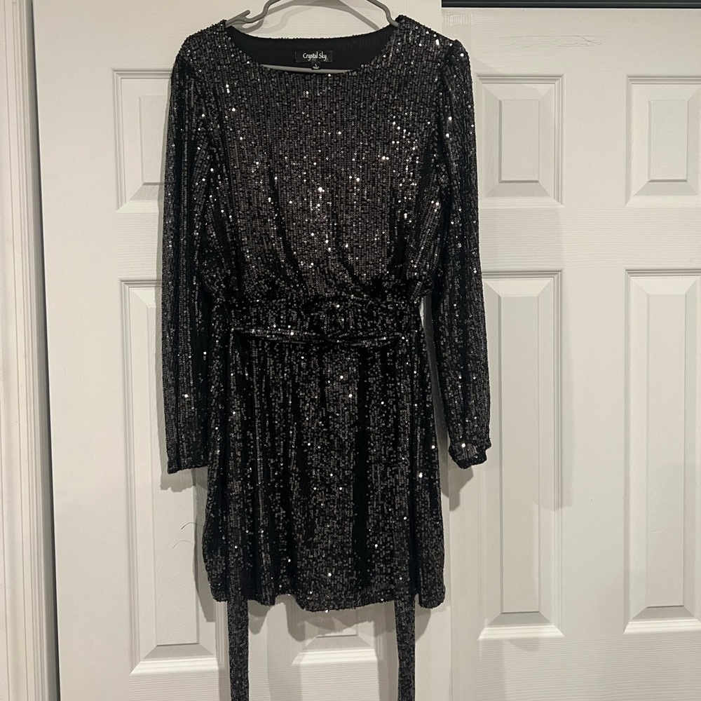 Crystal Sky Sequin Dress